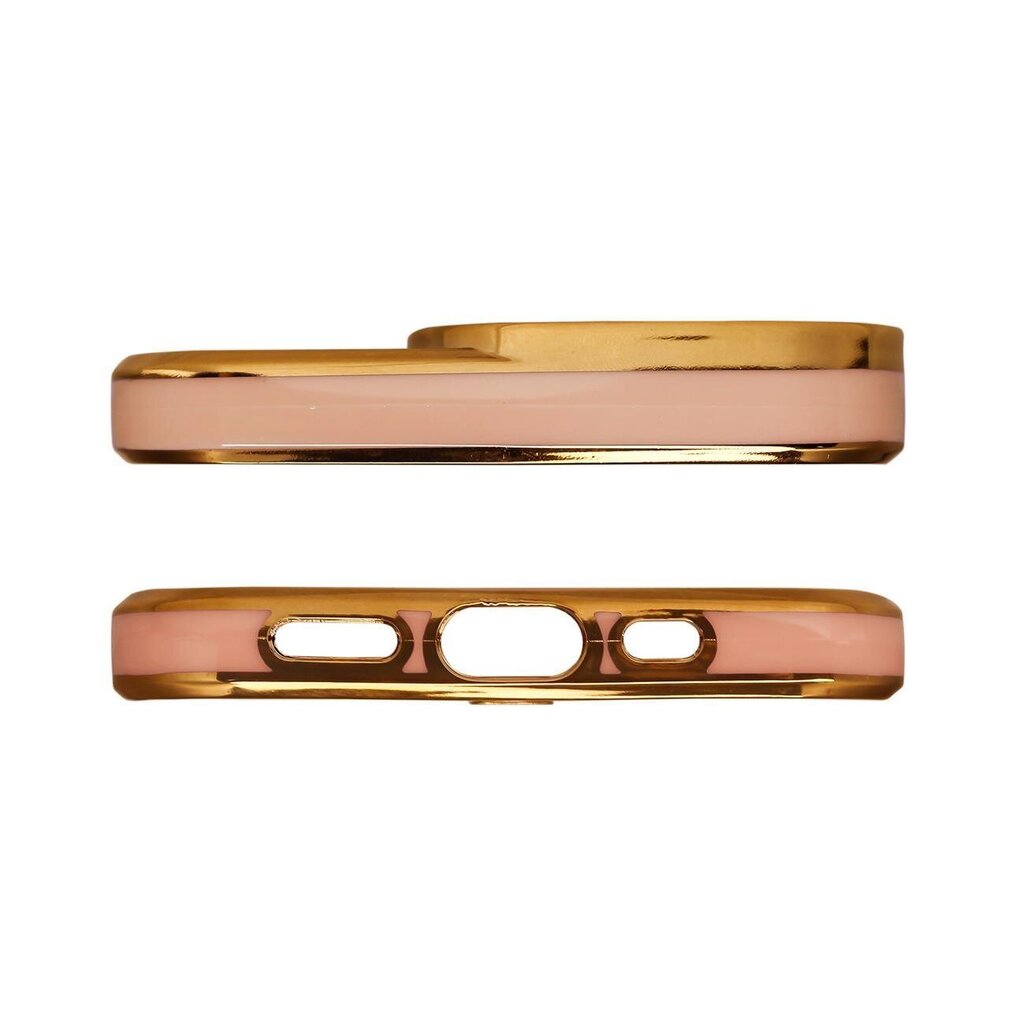 Telefoniümbris Fashion Case for iPhone 12 Pro Gold Frame Gel Cover, Gold цена и информация | Telefonide kaitsekaaned ja -ümbrised | hansapost.ee