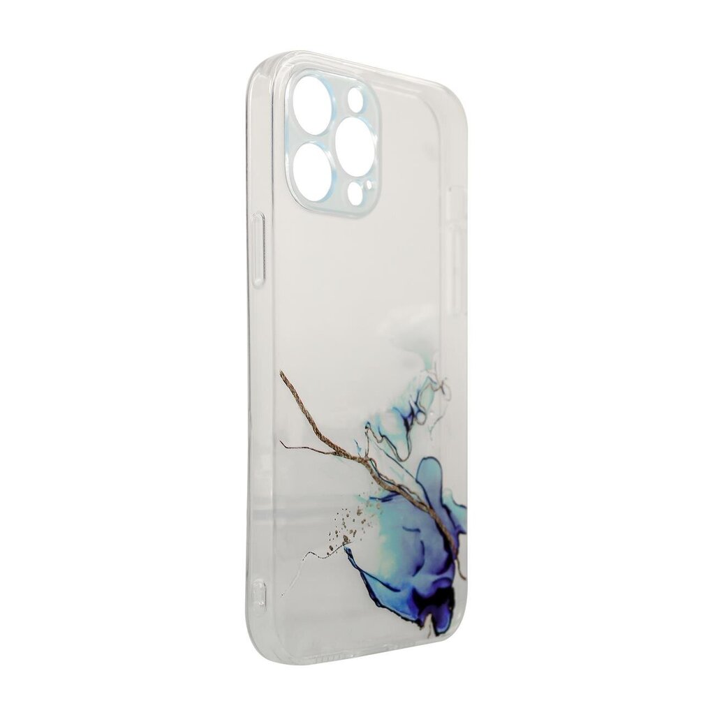 Telefoniümbris Marble Case for iPhone 12 Pro Gel Cover Marble Blue hind ja info | Telefonide kaitsekaaned ja -ümbrised | hansapost.ee