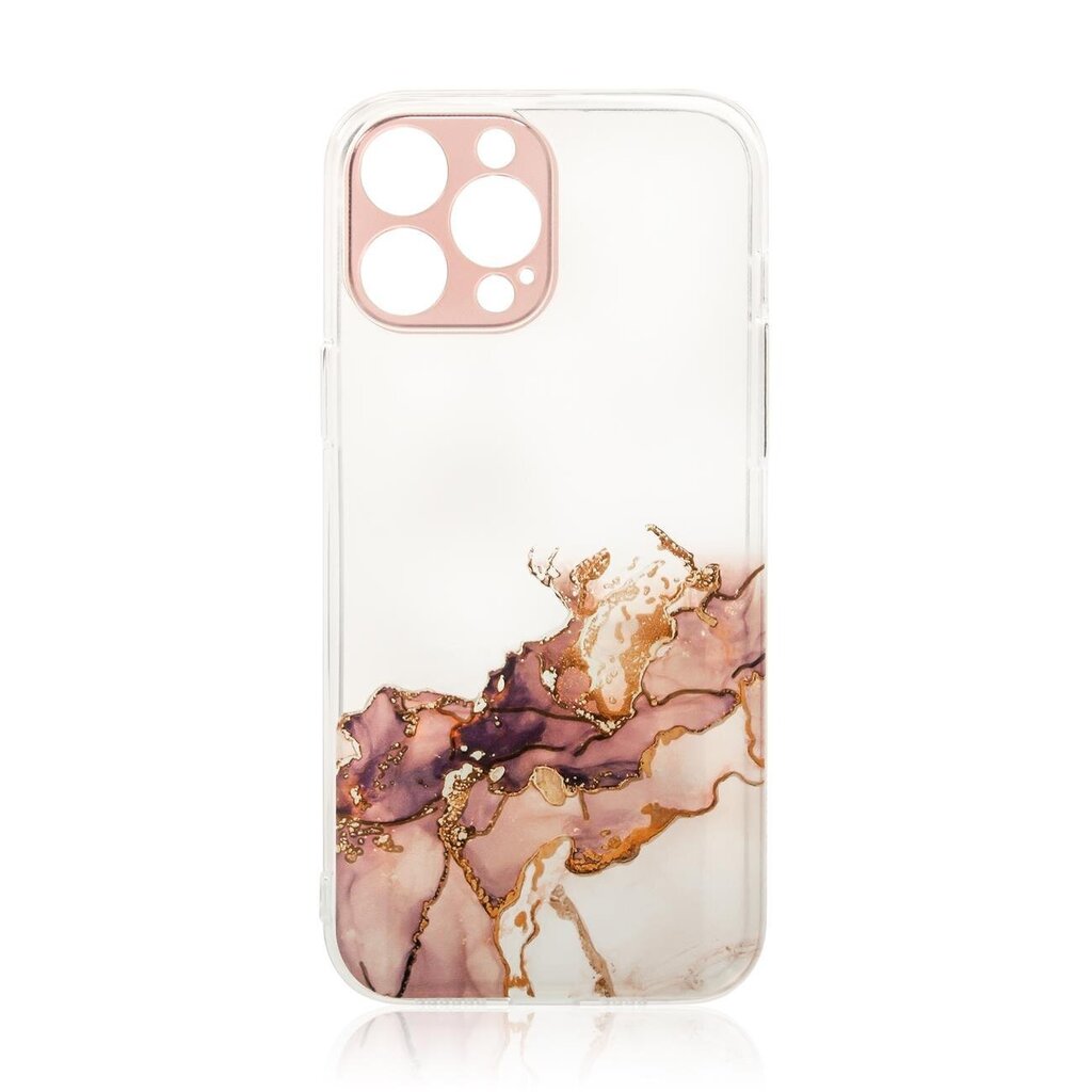 Telefoniümbris Marble Case for iPhone 12 Pro Gel Cover Marble Brown hind ja info | Telefonide kaitsekaaned ja -ümbrised | hansapost.ee