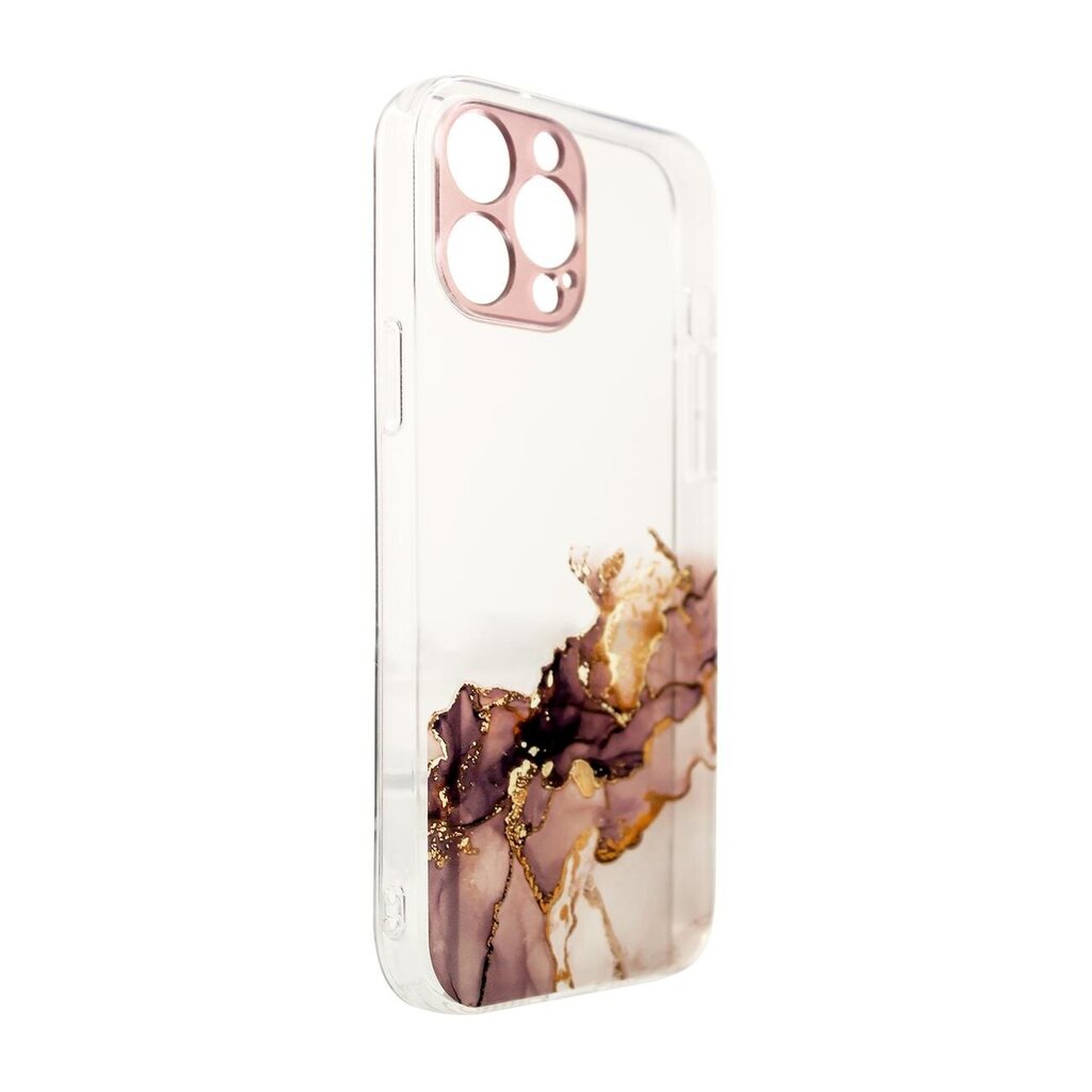 Telefoniümbris Marble Case for iPhone 12 Pro Gel Cover Marble Brown hind ja info | Telefonide kaitsekaaned ja -ümbrised | hansapost.ee