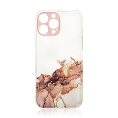 Telefoniümbris Marble Case for iPhone 12 Gel Cover Marble (Brown) hind ja info | Telefonide kaitsekaaned ja -ümbrised | hansapost.ee