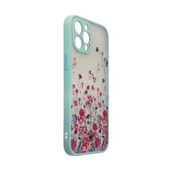 Telefoniümbris Design Case for iPhone 12 Pro Max flower case (Light blue) hind ja info | Telefonide kaitsekaaned ja -ümbrised | hansapost.ee