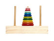 Puidust püramiid alusega hind ja info | Beebide mänguasjad | hansapost.ee