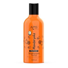 Dušigeel Apis Fruit Shot Shower Gel Mandarin, 500ml hind ja info | Dušigeelid, õlid | hansapost.ee