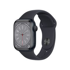 Apple Watch Series 8 GPS 41mm Midnight Aluminium Case ,Midnight Sport Band - MNP53EL/A LV-EE hind ja info | Nutikellad, laste nutikellad | hansapost.ee