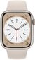 Apple Watch Series 8 GPS 45mm Starlight Aluminium Case ,Starlight Sport Band - MNP23EL/A LV-EE цена и информация | Nutikellad, laste nutikellad | hansapost.ee