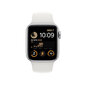 Apple Watch SE GPS 44mm Silver Aluminium Case with White Sport Band - Regular 2nd Gen - MNK23EL/A цена и информация | Nutikellad, laste nutikellad | hansapost.ee