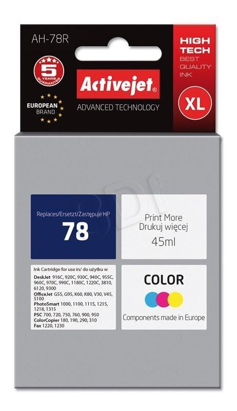 Activejet EXPACJAHP0017 hind ja info | Tindiprinteri kassetid | hansapost.ee