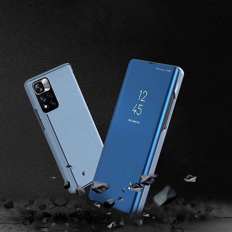 Telefoni kaaned Clear View Case cover for Oppo A76 / Oppo A36 / Realme 9i black hind ja info | Telefonide kaitsekaaned ja -ümbrised | hansapost.ee