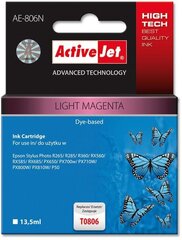 Картридж ActiveJet AE-806N, Epson T0806 XL High Ink Cartridge, светло-пурпурный цена и информация | Картриджи для струйных принтеров | hansapost.ee