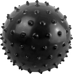 Массажный мяч Eb Fit, 13 см, черный цвет цена и информация | Аксессуары для массажа | hansapost.ee