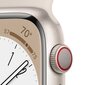 Apple Watch Series 8 GPS + Cellular 45mm Starlight Aluminium Case ,Starlight Sport Band - MNK73EL/A LV-EE цена и информация | Nutikellad, laste nutikellad | hansapost.ee