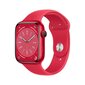 Apple Watch Series 8 GPS + Cellular 45mm (PRODUCT)RED Aluminium Case ,(PRODUCT)RED Sport Band - MNKA3EL/A LV-EE hind ja info | Nutikellad, laste nutikellad | hansapost.ee
