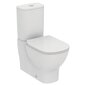 Põrandale paigaldatav WC pott Tesi horisontaalse äravoolu, pehmelt sulguva istme ja kaanega, valge, Ideal Standard цена и информация | WС-potid | hansapost.ee