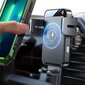 Telefonihoidja autosse Joyroom Automatic Electric Car Air Vent Mount Ventilation Grille with 15W Qi Wireless Charger (JR-ZS219) цена и информация | Telefonihoidjad | hansapost.ee