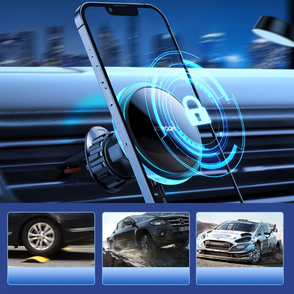 Telefonihoidik autosse Joyroom Car Holder Qi Wireless Induction Charger 15W (MagSafe for iPhone Compatible) for Ventilation Grille Silver (JR-ZS291) цена и информация | Telefonihoidjad | hansapost.ee