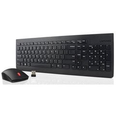 Комплект беспроводной клавиатуры и мыши LENOVO Essential для США цена и информация | Клавиатуры | hansapost.ee