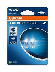 Лампочки Osram W5W 12V 5W цена и информация | Автомобильная ксеноновая лампа D2R 6000К (Китай) | hansapost.ee