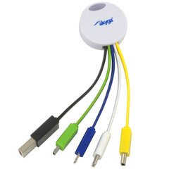 Adapter ripats kaablitega USB 5in1 Akyga AK-AD-51 hind ja info | USB adapterid ja jagajad | hansapost.ee