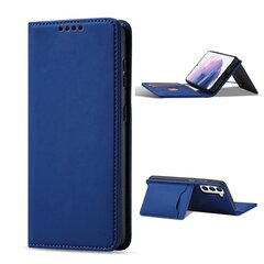 Telefoni kaaned Magnet Card Case Case for Samsung Galaxy S22 Pouch Card Wallet Card Holder Blue (Niebieski) цена и информация | Чехлы для телефонов | hansapost.ee