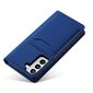 Telefoni kaaned Magnet Card Case Case for Samsung Galaxy S22 Pouch Card Wallet Card Holder Blue (Niebieski) цена и информация | Telefonide kaitsekaaned ja -ümbrised | hansapost.ee