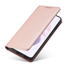 Telefoni kaaned Magnet Card Case Case for Samsung Galaxy S22 Pouch Card Wallet Card Stand (Pink) hind ja info | Telefonide kaitsekaaned ja -ümbrised | hansapost.ee