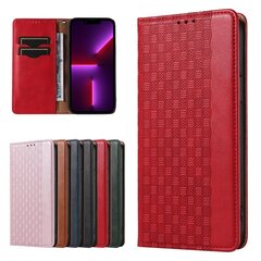 Telefoni kaaned Magnet Strap Case for iPhone 12 Pro Pouch Wallet + Mini Lanyard Pendant (Red) hind ja info | Telefonide kaitsekaaned ja -ümbrised | hansapost.ee