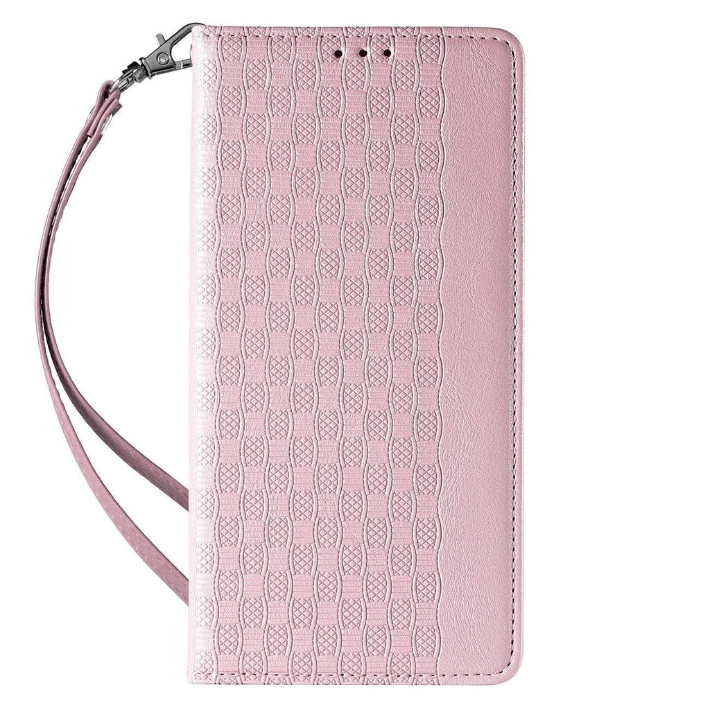 Telefoni kaaned Magnet Strap Case Case for iPhone 12 Pro Max Pouch Wallet + Mini Lanyard Pendant (Pink) hind ja info | Telefonide kaitsekaaned ja -ümbrised | hansapost.ee