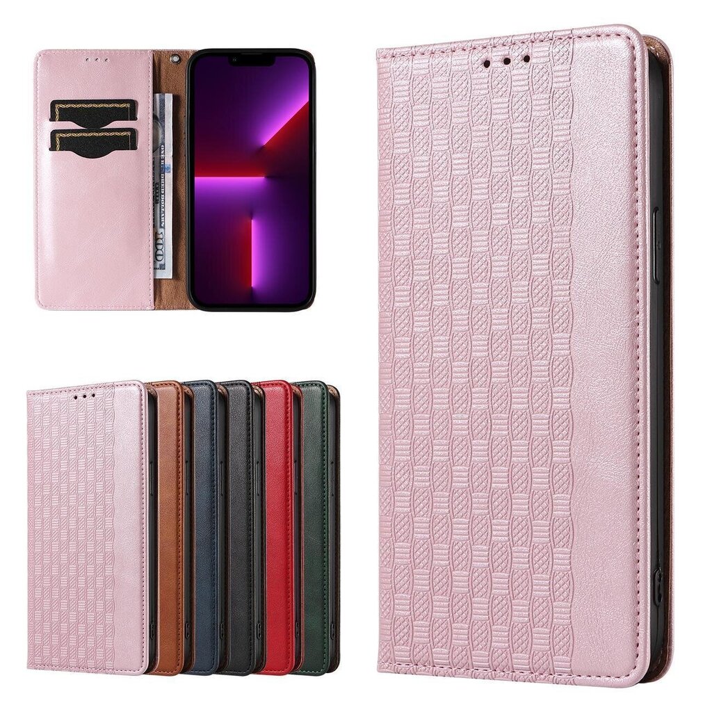 Telefoni kaaned Magnet Strap Case Case for iPhone 12 Pro Max Pouch Wallet + Mini Lanyard Pendant (Pink) hind ja info | Telefonide kaitsekaaned ja -ümbrised | hansapost.ee