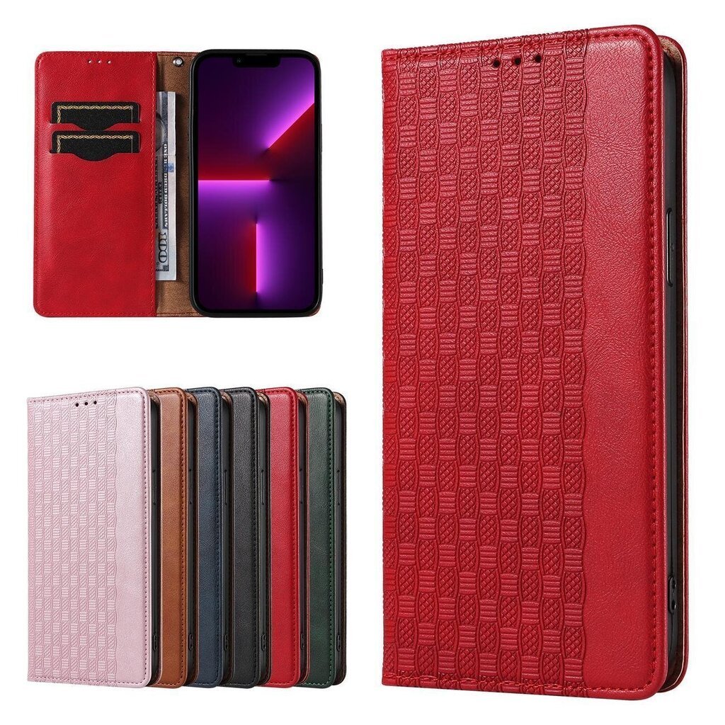 Telefoni kaaned Magnet Strap Case Case for iPhone 12 Pro Max Pouch Wallet + Mini Lanyard Pendant (Red) hind ja info | Telefonide kaitsekaaned ja -ümbrised | hansapost.ee