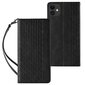 Telefoni kaaned Magnet Strap Case for iPhone 13 mini cover wallet + mini lanyard pendant (Black) hind ja info | Telefonide kaitsekaaned ja -ümbrised | hansapost.ee
