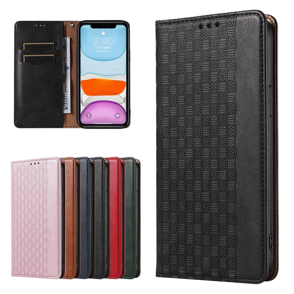 Telefoni kaaned Magnet Strap Case for iPhone 13 mini cover wallet + mini lanyard pendant (Black) цена и информация | Telefonide kaitsekaaned ja -ümbrised | hansapost.ee