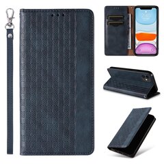 Telefoni kaaned Magnet Strap Case for iPhone 13 case wallet + mini lanyard pendant blue (Niebieski) цена и информация | Чехлы для телефонов | hansapost.ee