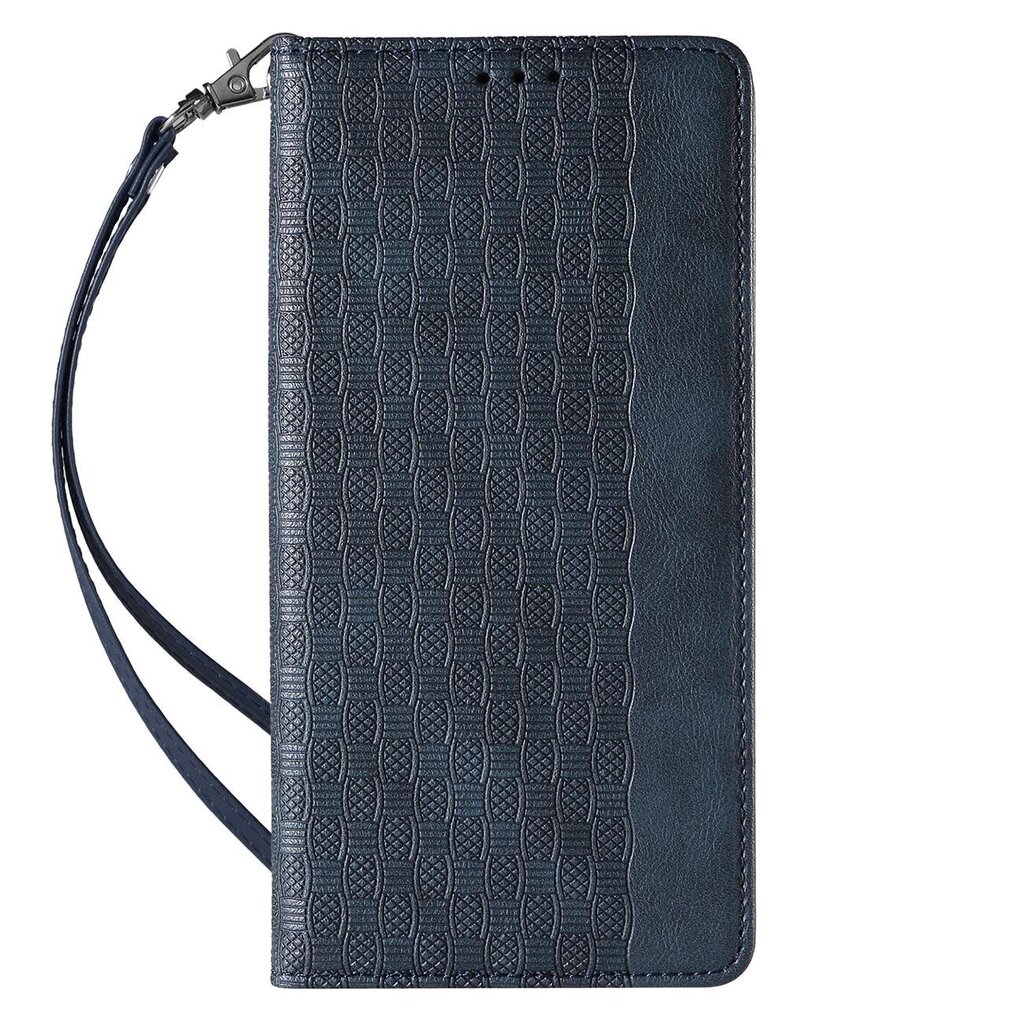 Telefoni kaaned Magnet Strap Case for iPhone 13 case wallet + mini lanyard pendant blue (Niebieski) цена и информация | Telefonide kaitsekaaned ja -ümbrised | hansapost.ee