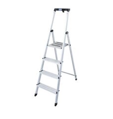 Freestanding ladder SAFETY 4 steps KRAUSE цена и информация | Лестницы для батутов | hansapost.ee