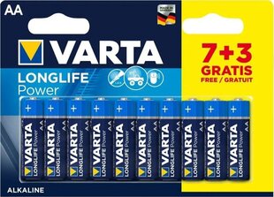 Patareid Varta Longlife Power LR6/AA, 10 tk hind ja info | Patareid | hansapost.ee