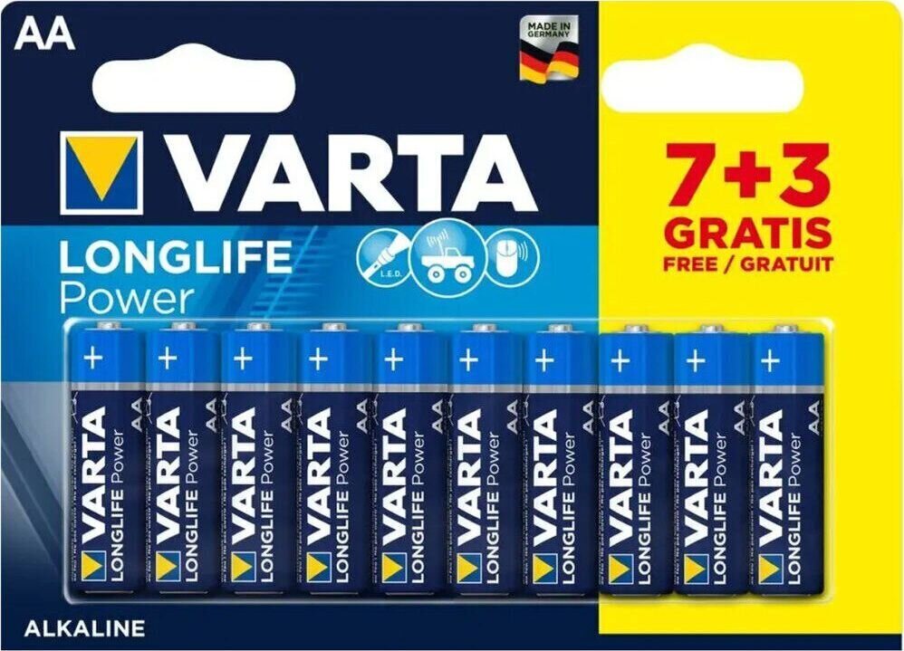 Patareid Varta Longlife Power LR6/AA, 10 tk цена и информация | Patareid | hansapost.ee