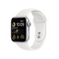 Apple Watch SE GPS + Cellular 44mm Silver Aluminium Case with White Sport Band - Regular 2nd Gen - MNQ23EL/A цена и информация | Nutikellad, laste nutikellad | hansapost.ee