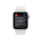 Apple Watch SE GPS + Cellular 44mm Silver Aluminium Case with White Sport Band - Regular 2nd Gen - MNQ23EL/A цена и информация | Nutikellad, laste nutikellad | hansapost.ee