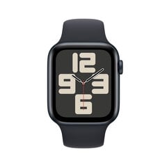 Apple Watch SE GPS + Cellular 44мм Midnight Aluminium Case with Midnight Sport Band - Regular 2nd Gen - MNPY3EL/A цена и информация | Смарт-часы (smartwatch) | hansapost.ee