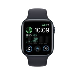 Apple Watch SE GPS + Cellular 44mm Midnight Aluminium Case with Midnight Sport Band - Regular 2nd Gen - MNPY3EL/A hind ja info | Apple Nutikellad ja nutivõrud | hansapost.ee