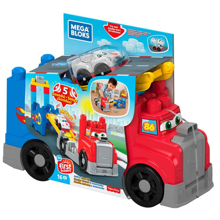 Mega Bloks Build & Race Rig hind ja info | Klotsid ja konstruktorid | hansapost.ee