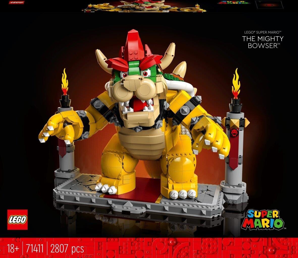 71411 LEGO® Super Mario Bowser õhkas цена и информация | Klotsid ja konstruktorid | hansapost.ee