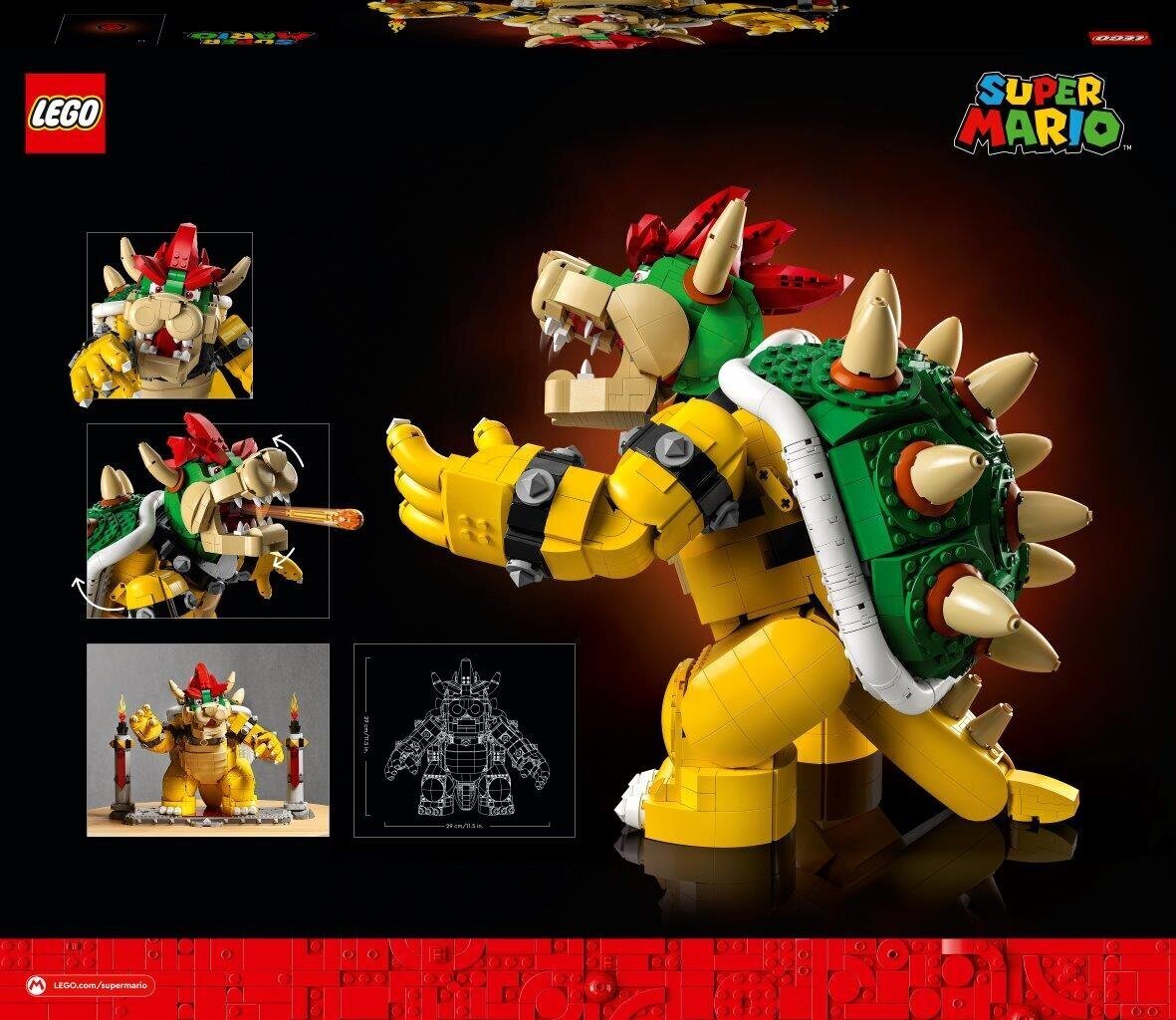 71411 LEGO® Super Mario Bowser õhkas цена и информация | Klotsid ja konstruktorid | hansapost.ee