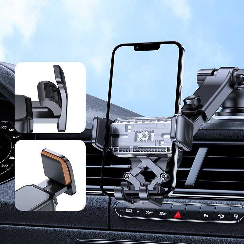 Telefonihoidja autosse Joyroom mechanical car cockpit holder black (JR-ZS283) цена и информация | Telefonihoidjad | hansapost.ee