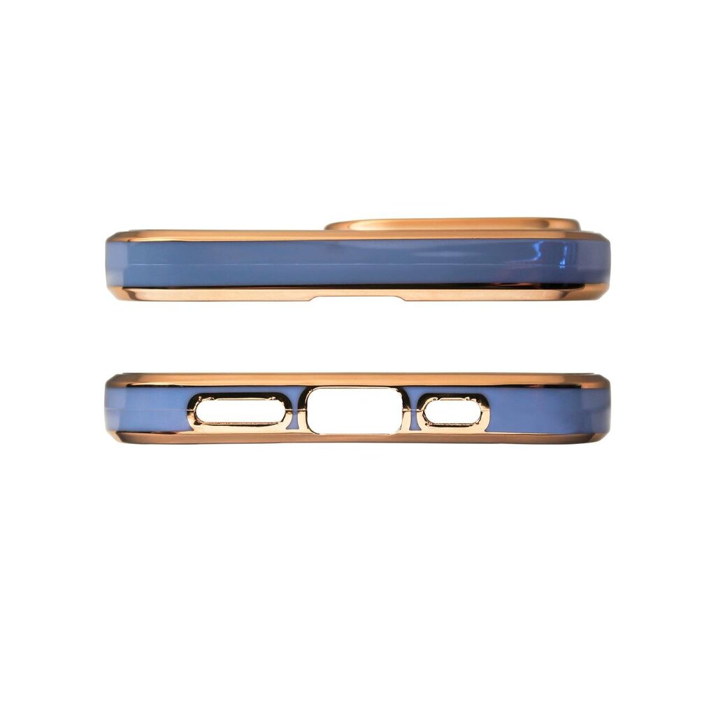 Telefoniümbris Lighting Color Case for Samsung Galaxy A73 5G Gold Frame Gel Cover Blue hind ja info | Telefonide kaitsekaaned ja -ümbrised | hansapost.ee