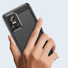 Telefoniümbris Carbon Case Flexible cover for Realme GT Neo 3 black hind ja info | Telefonide kaitsekaaned ja -ümbrised | hansapost.ee