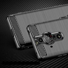 Telefoniümbris Carbon Case Flexible TPU cover for Sony Xperia Pro-I black hind ja info | Telefonide kaitsekaaned ja -ümbrised | hansapost.ee