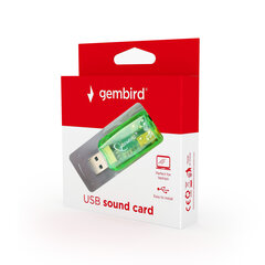 Gembird SC-USB-01 цена и информация | Звуковые карты | hansapost.ee