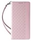 Telefoni kaaned Magnet Strap Case for iPhone 13 Pro Pouch Wallet + Mini Lanyard Pendant (Pink) hind ja info | Telefonide kaitsekaaned ja -ümbrised | hansapost.ee